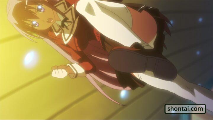 Ayano Kaneko's fanservice in ep11-Scene3