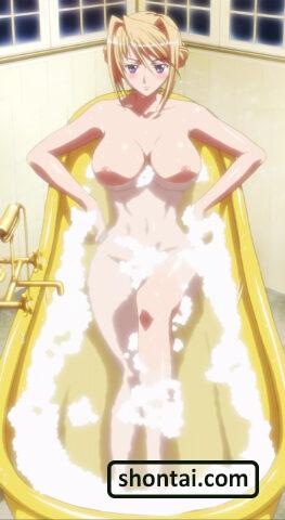 Sylvia Van Hossen's fanservice in ep7-Scene6