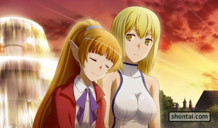 Ais Wallenstein's fanservice in InfiniteCombate#11