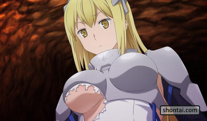 Ais Wallenstein's fanservice in InfiniteCombate#22