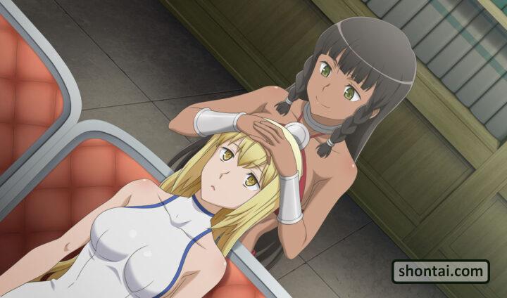 Ais Wallenstein's fanservice in InfiniteCombate#3