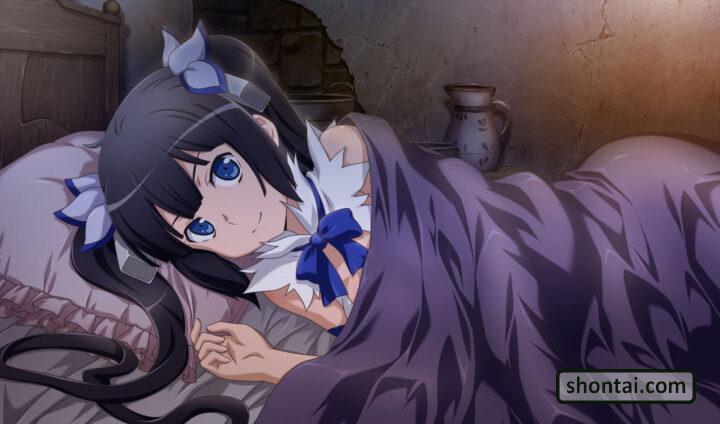 Hestia's fanservice in InfiniteCombate#31