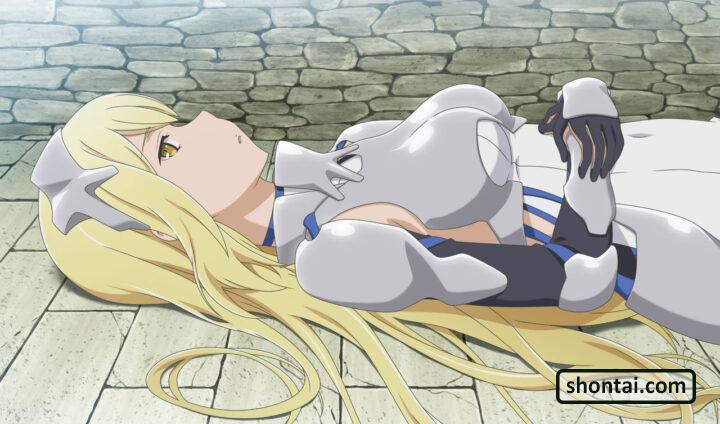 Ais Wallenstein's fanservice in InfiniteCombate#34