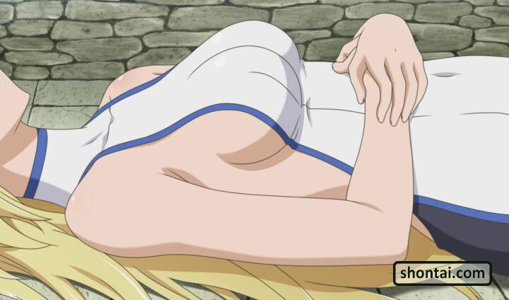 Ais Wallenstein's fanservice in InfiniteCombate#36