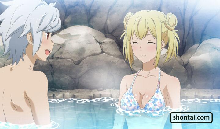 Ais Wallenstein's fanservice in InfiniteCombate#45