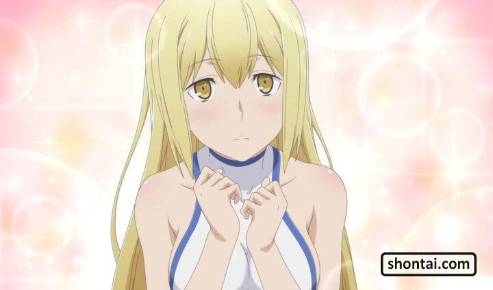 Ais Wallenstein's fanservice in InfiniteCombate#9