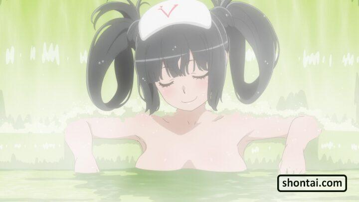 Hestia's fanservice in OAV5-Scene#12