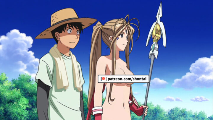 Belldandy's fanservice in ItsumoFutariDe#2-Scene36_NudeFilter_Patreon