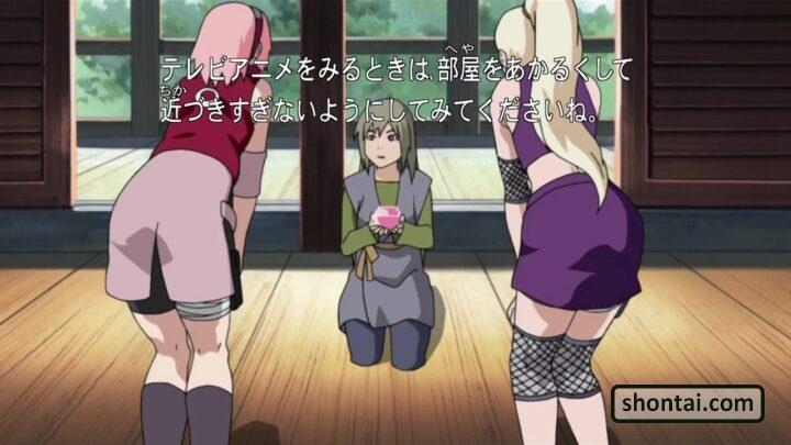 Ino Yamanaka's fanservice in ep108-Scene1