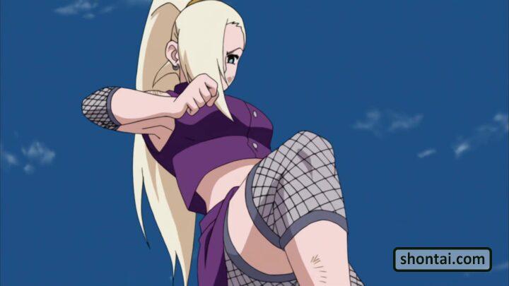 Ino Yamanaka's fanservice in ep406-Scene4