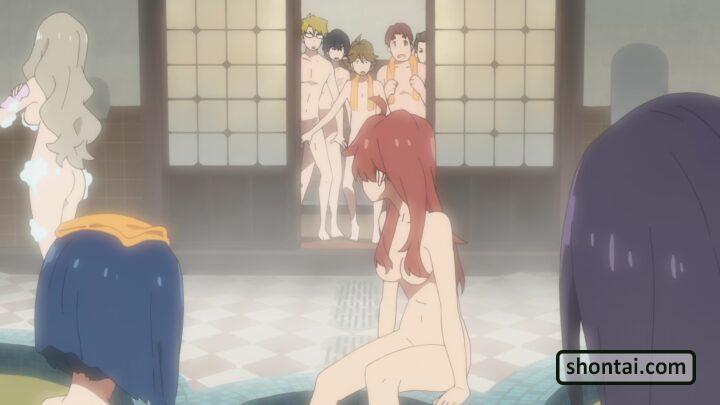 Miku's fanservice in season#1ep8-Scene13