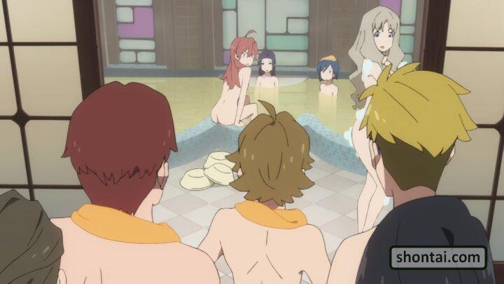 Miku's fanservice in season#1ep8-Scene14