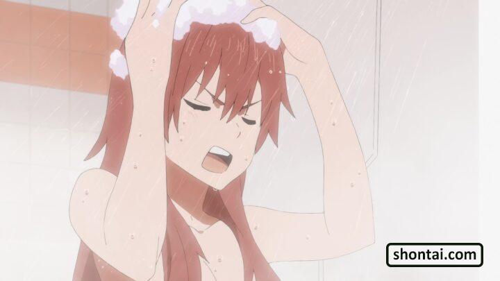 Miku's fanservice in season#1ep8-Scene8