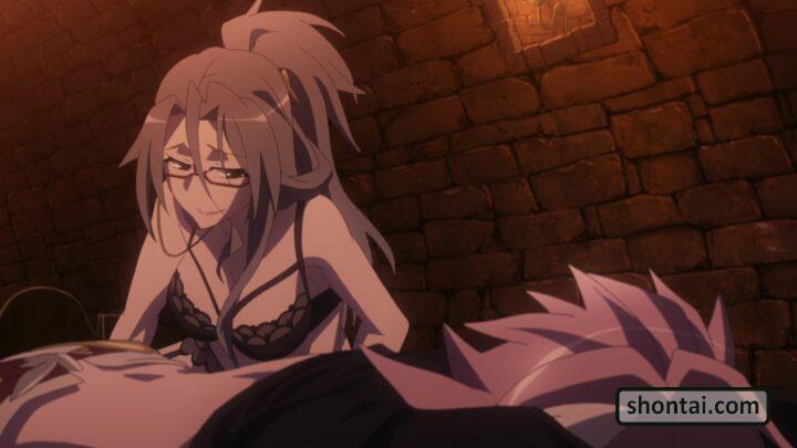Celenike Icecolle Yggdmillennia's fanservice in Apocrypha_ep3-Scene4