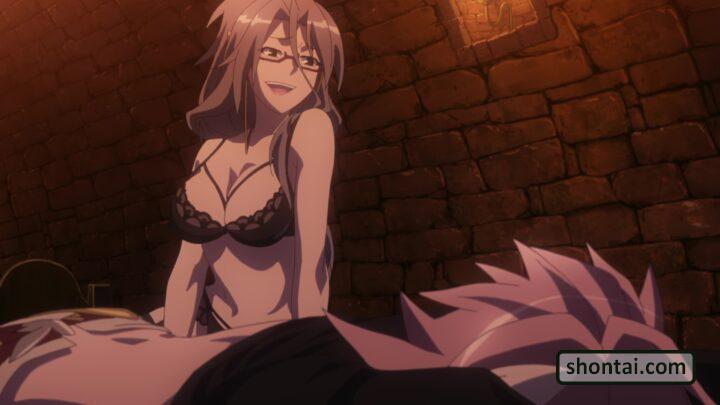Celenike Icecolle Yggdmillennia's fanservice in Apocrypha_ep3-Scene5