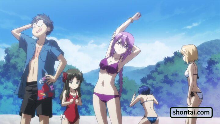 's fanservice in CarnivalPhantasm_ep2-Scene14