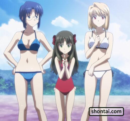 's fanservice in CarnivalPhantasm_ep2-Scene15