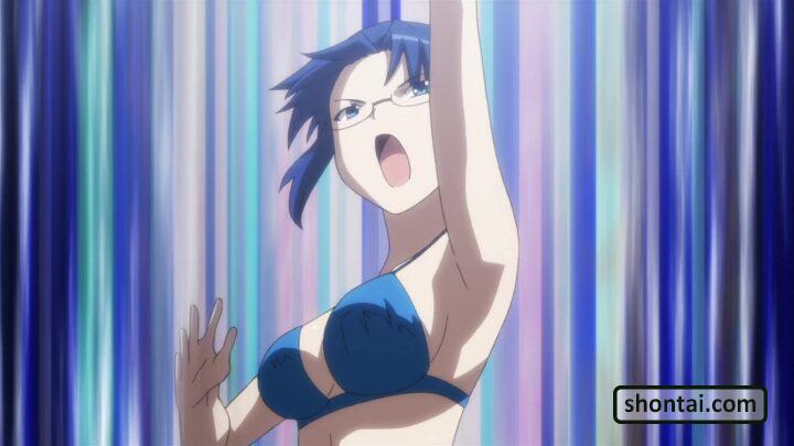 's fanservice in CarnivalPhantasm_ep2-Scene23