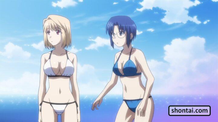 's fanservice in CarnivalPhantasm_ep2-Scene25