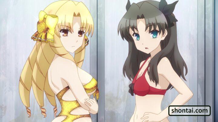 's fanservice in KaleidLinerPrismaIllya2weiHerz_ep2-Scene1