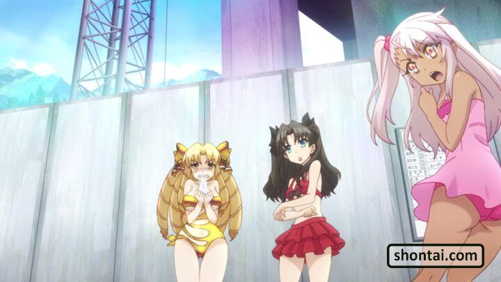 's fanservice in KaleidLinerPrismaIllya2weiHerz_ep2-Scene4