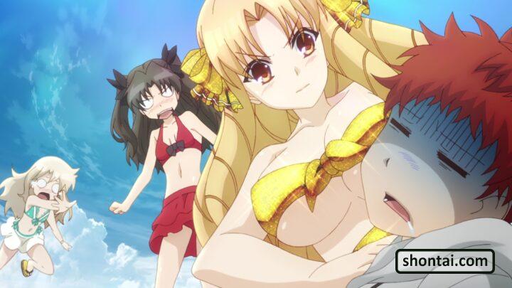 's fanservice in KaleidLinerPrismaIllya2weiHerz_ep2-Scene9