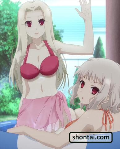 's fanservice in KaleidLinerPrismaIllya2weiHerz_ep6-Scene1