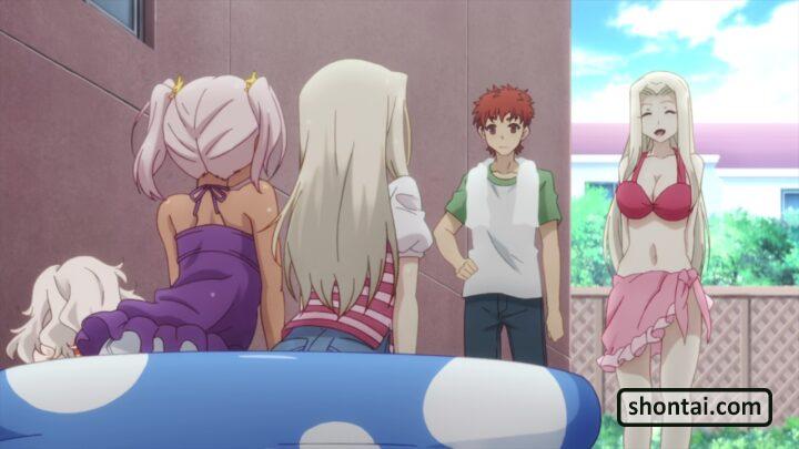 's fanservice in KaleidLinerPrismaIllya2weiHerz_ep6-Scene12