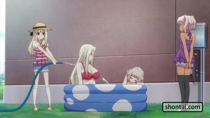 's fanservice in KaleidLinerPrismaIllya2weiHerz_ep6-Scene7