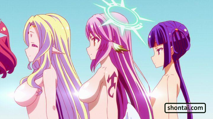 Jibril's fanservice in Special5-Scene#5