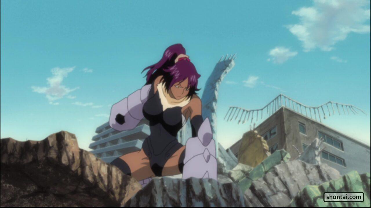 Yoruichi Shihōin's fanservice Yoruichi Shihōin's fanservice