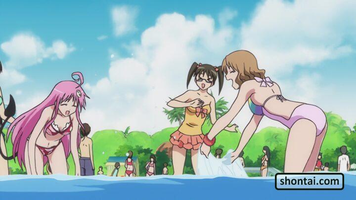 's fanservice in season#1ep16-Scene1