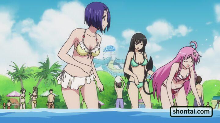 's fanservice in season#1ep16-Scene2