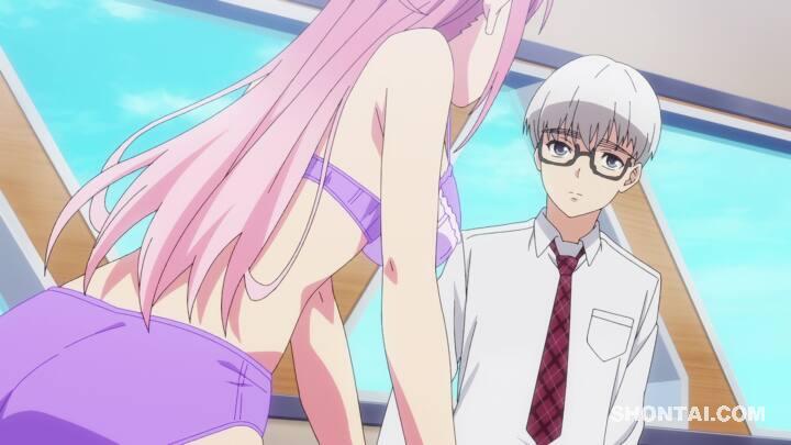 's fanservice in Season#1ep8-Scene12