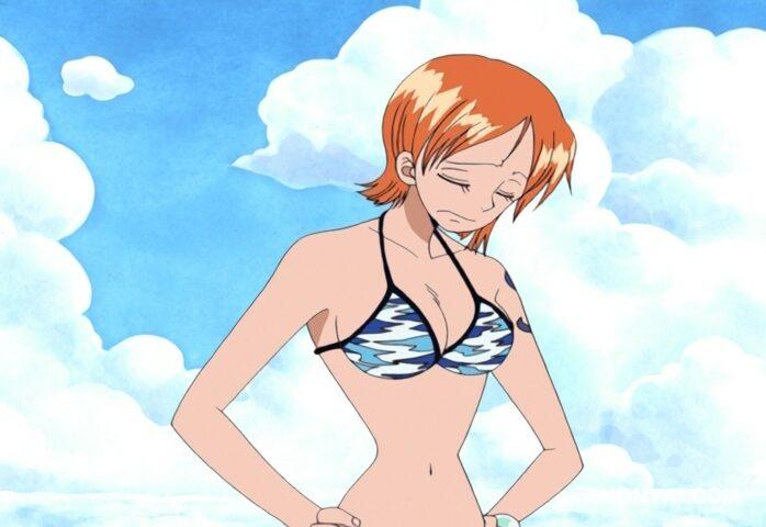 Nami's fanservice in ep157-Scene4