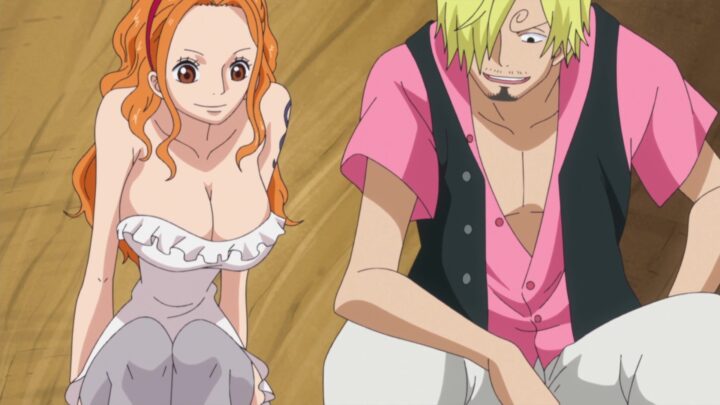 Nami's fanservice in ep575-Scene3