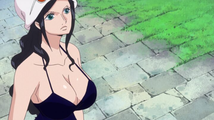 Nico Robin's fanservice in ep688-Scene1