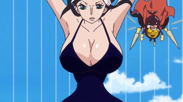 Nico Robin's fanservice in ep688-Scene4