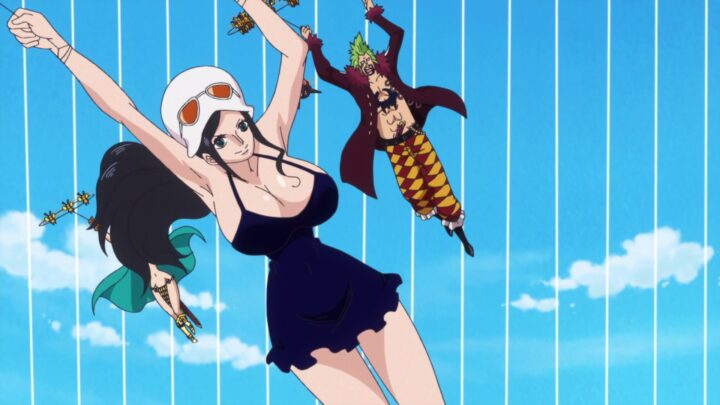 Nico Robin's fanservice in ep688-Scene9