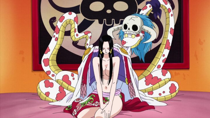 Boa Hancock's fanservice in ep415-Scene11