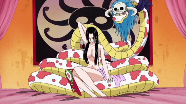 Boa Hancock's fanservice in ep415-Scene3