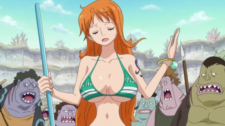Nami's fanservice in ep560-Scene7
