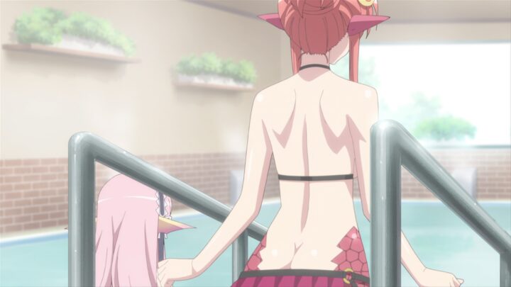 's fanservice in season#1AlmostDailyLife-Scene23