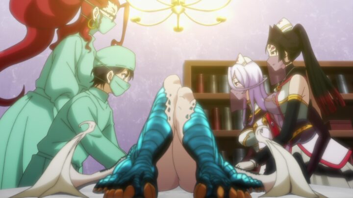 's fanservice in season#1ep11-Scene5
