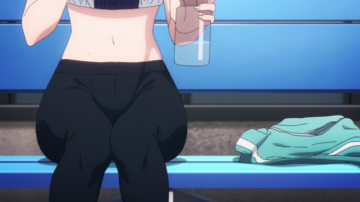 's fanservice in season#1ep8-Scene2