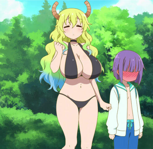 's fanservice in season#1ep7-Scene5