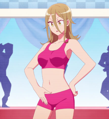 's fanservice in season#1ep8-Scene1