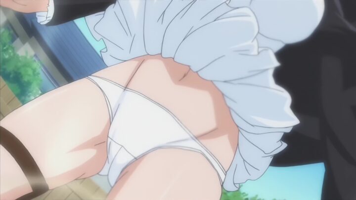 's fanservice in season#1ep10-Scene2