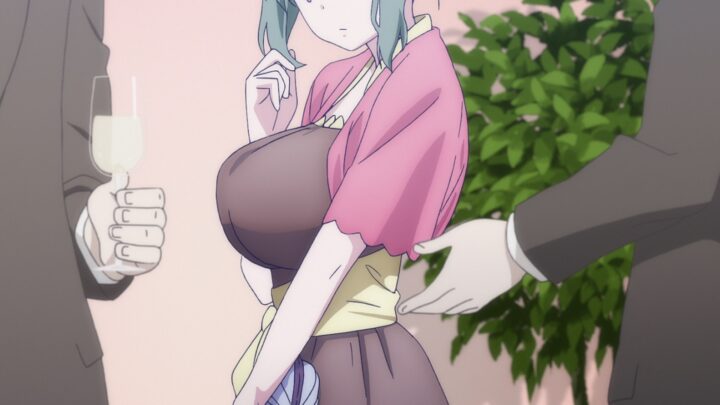 's fanservice in season#1ep11-Scene3